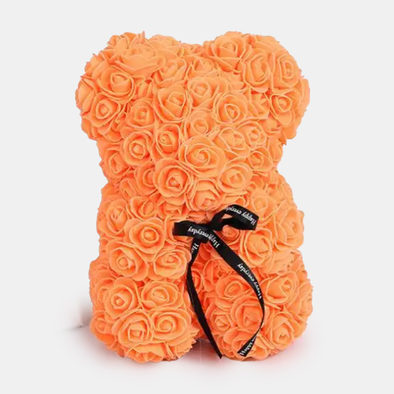 Rosen Teddybaer orange Rosen Teddybaer orange