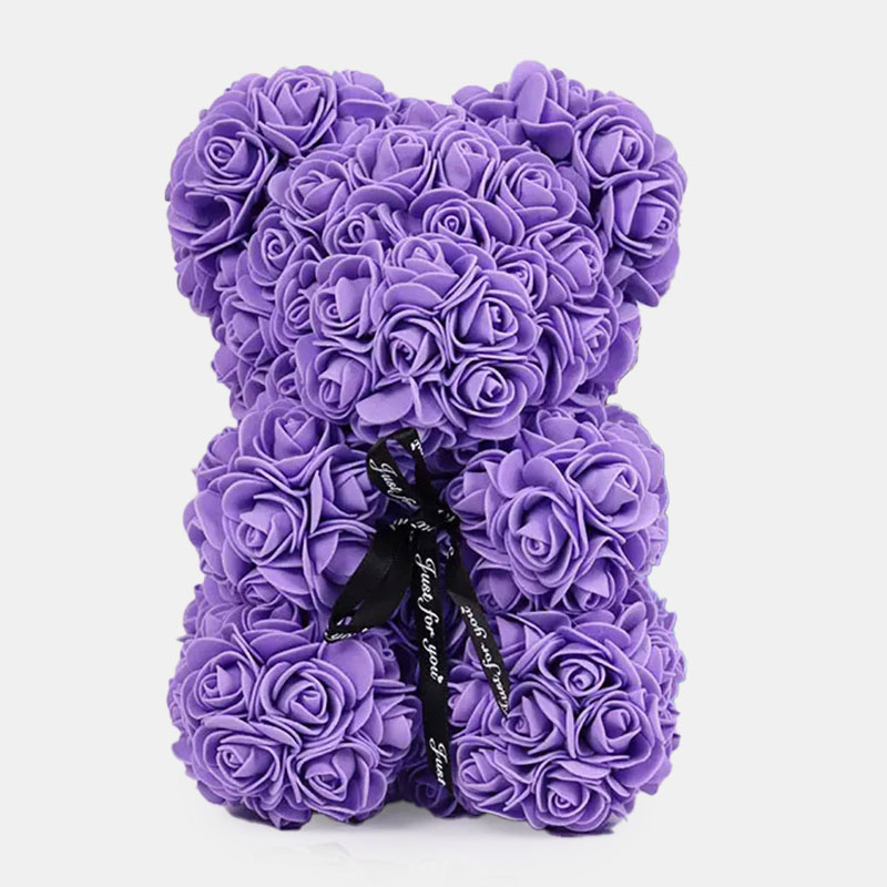 Rosen Teddybaer lavendel 20cm Rosen Teddybaer lavendel 20cm